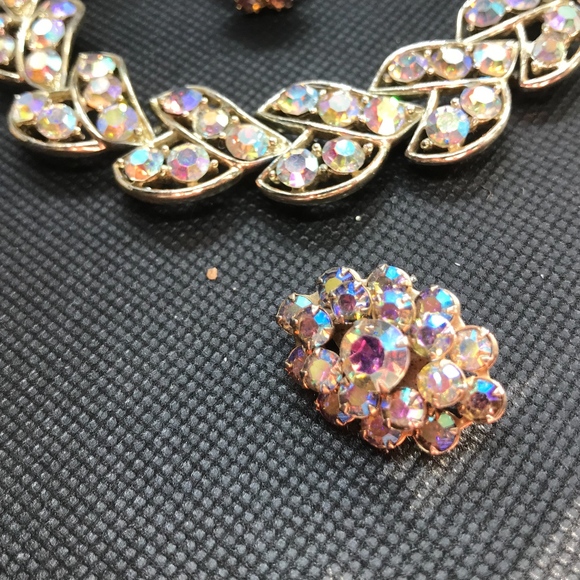 vintage aurora borealias full parure - Picture 6 of 8